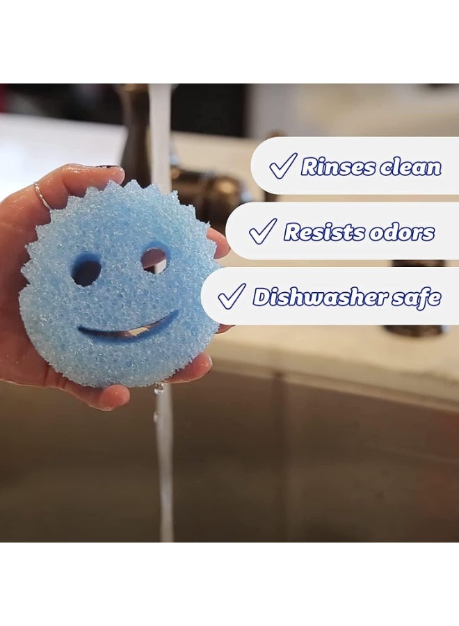 Scrub Daddy Original 4 Pack, Cleaning Sponges for Washing Up, Dish and Kitchen Sponge - as used by Mrs Hinch, Non Scratch Multi-Use Scrubbing, With FlexTexture Firm and Soft Design, Dishwashing Safe - Image 4